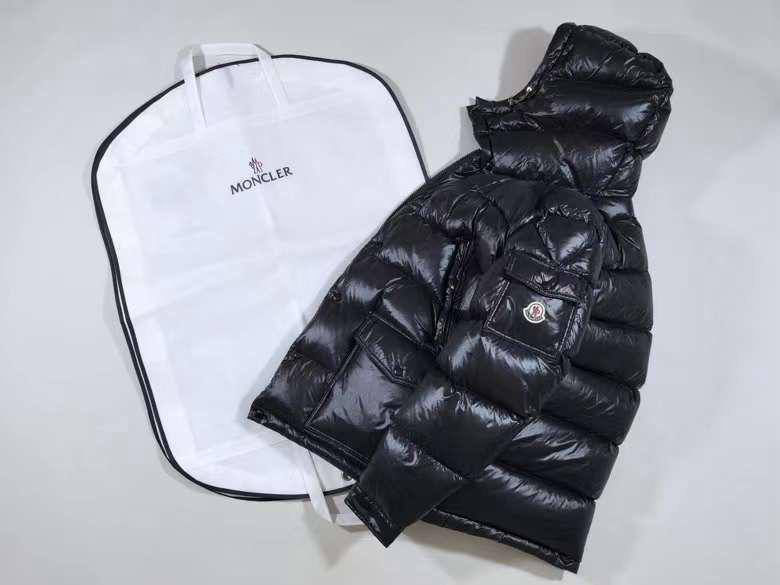 Мужской пуховик Moncler мужской черный 166519-4