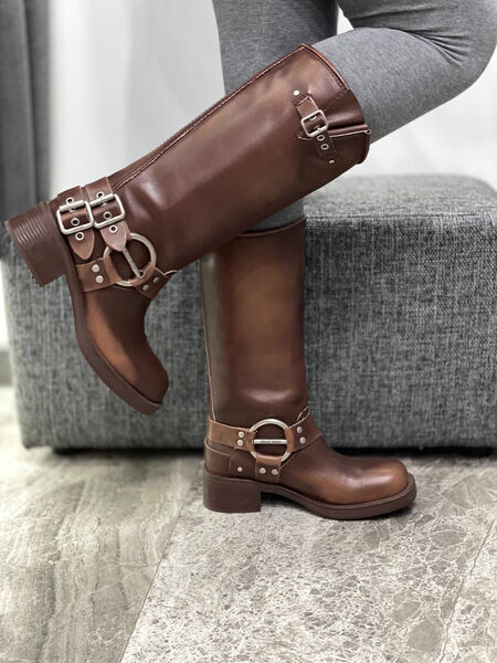 Сапоги Miu Miu женский кожа 127510-4