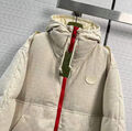 Пуховик Gucci женский бежевый 124550-2