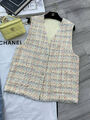 Жилет Chanel женский твид бежевый 186121-6