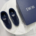 Мужские кроссовки Christian Dior мужской замша синий 184019-2