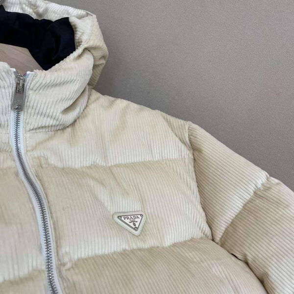Пуховик Prada мужской белый 167416-5