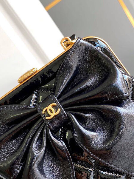 Сумка Chanel женский кожа черный 154666-4