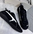 Кроссовки Balenciaga Puma женский замша черный 188041-1