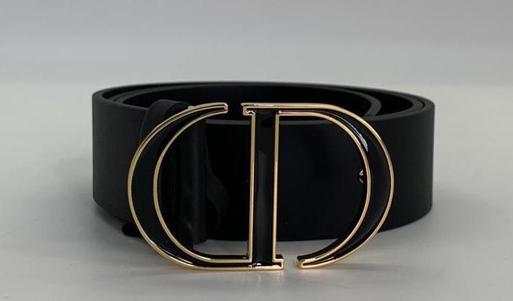 Женский ремень Dior женский кожа черный 21412