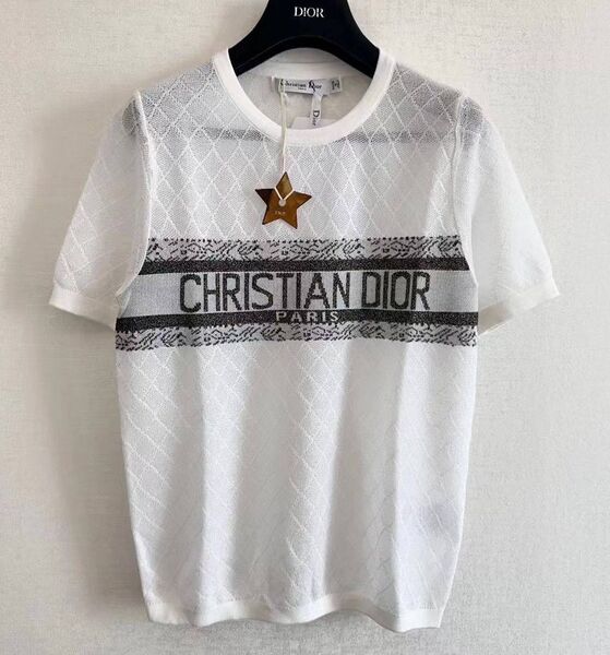 Футболка Christian Dior женский белый 151014