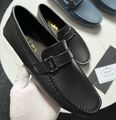 Мужские мокасины Prada мужской кожа черный 145818-1