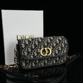 Сумка Christian Dior женский текстиль черный 107014-2