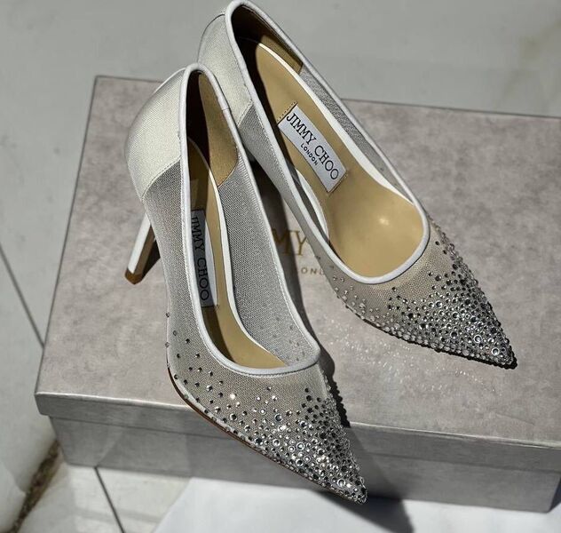 Туфли Jimmy Choo женский графитовый 98963