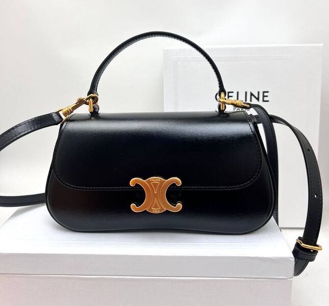 Сумка Celine женский кожа черный 169258