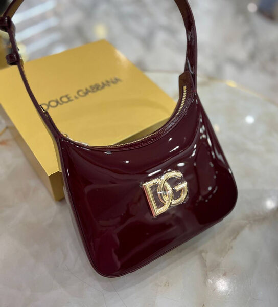 Сумка Dolce & Gabbana женский кожа бордовый 155070-2