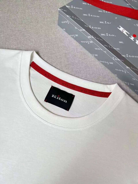 Мужская футболка Kiton мужской белый 155169-7