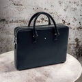 Мужской портфель Montblanc мужской кожа черный 121088-3
