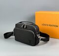 Мужская сумка мессенджер Louis Vuitton мужской кожа черный 167084-8