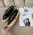 Балетки Prada женский кожа черный 192467-3