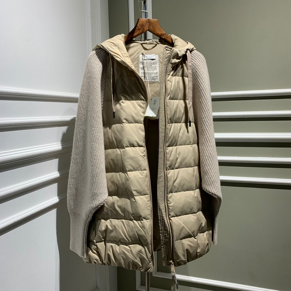 Куртка Brunello Cucinelli женский бежевый 37693-3