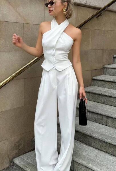 Костюм Saint Laurent женский белый 190802