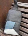 Мужская сумка слинг Loewe мужской кожа черный 42963-1
