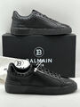 Мужские кеды Balmain мужской кожа черный 131229-5