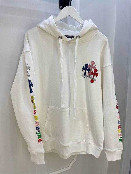 Худи Chrome Hearts женский белый 200931