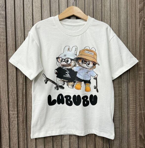 Детская футболка Labubu белый 193190