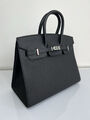 Сумка Hermès Birkin 25 женский кожа черный 139364-2
