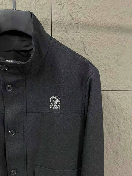 Мужская куртка Brunello Cucinelli мужской черный 168915-3