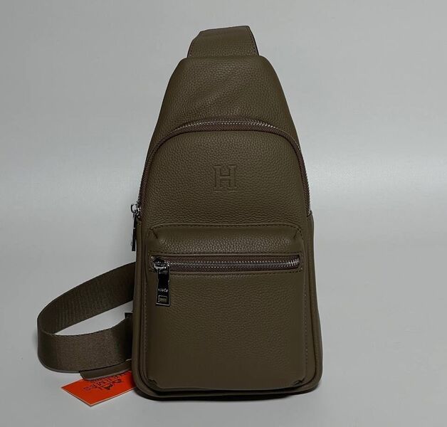 Мужская сумка слинг Hermès мужской кожа 132404