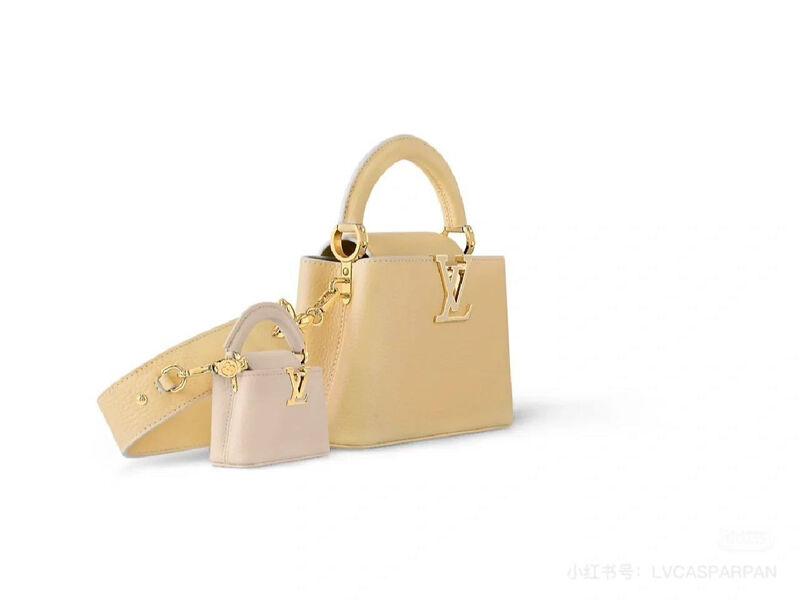 Сумка Louis Vuitton женский кожа бежевый 156975-2