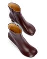 Ботильоны Loewe женский кожа бордовый 159871-2