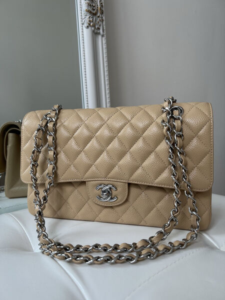 Сумка Chanel 2.55 женский кожа бежевый 102725-2