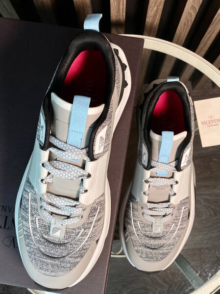 Мужские кроссовки Valentino мужской текстиль графитовый 151507-5