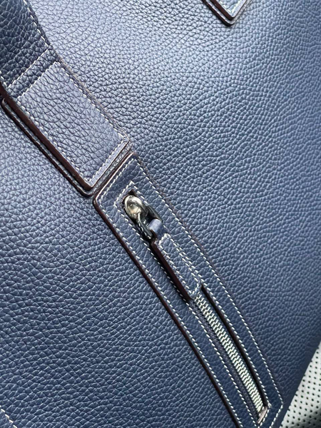Мужской портфель Hermès мужской кожа синий 96808-2