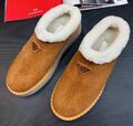 Угги Prada женский замша песочный 162726