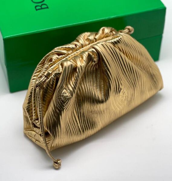 Сумка Bottega Veneta женский кожа бронзовый 72558