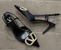 Туфли Valentino женский кожа черный 121315-1