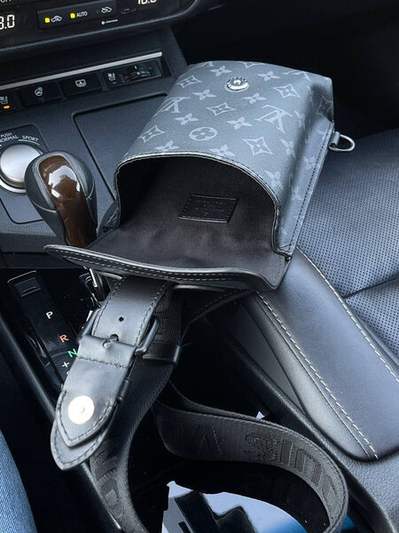 Мужская сумка слинг Louis Vuitton мужской кожа черный 105253-5
