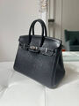 Сумка Hermès Birkin 25 женский кожа черный 153068-2