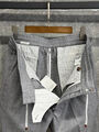 Мужские брюки Loro Piana мужской шерсть графитовый 201206-3