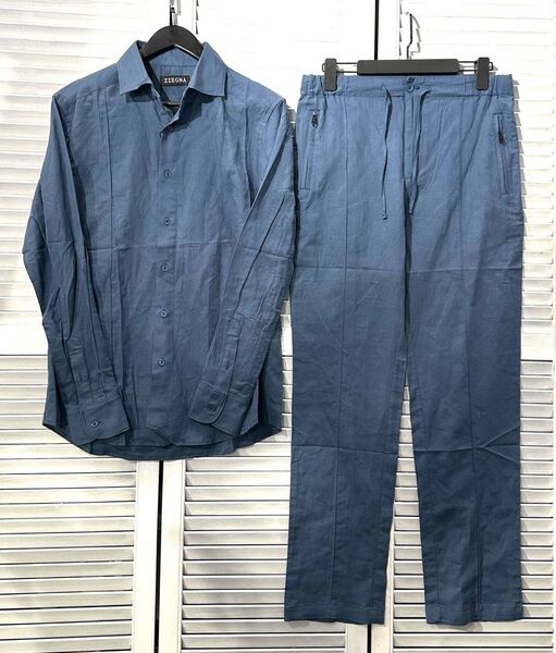 Мужской костюм Zegna мужской синий 185320