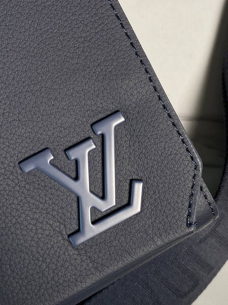 Мужская сумка мессенджер Louis Vuitton мужской кожа синий 169880-4