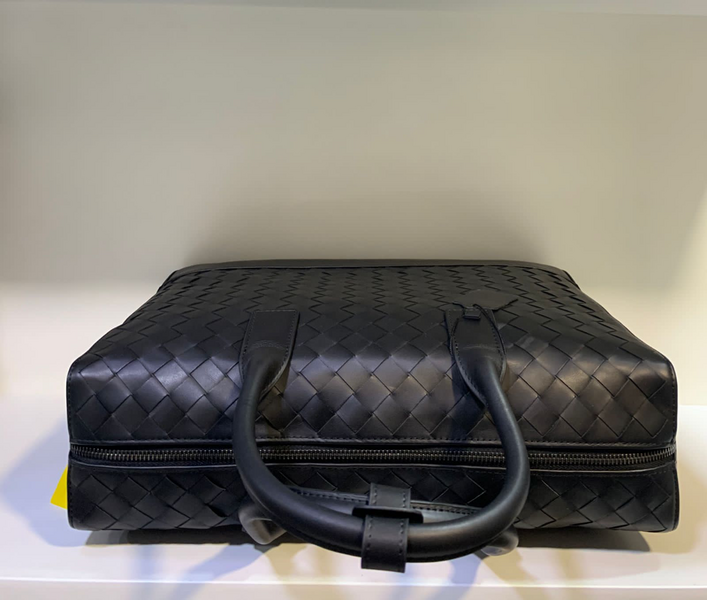 Мужской портфель Bottega Veneta мужской кожа черный 52036-4