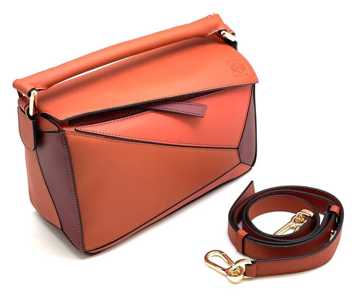 Сумка Loewe женский кожа оранжевый 102776-4