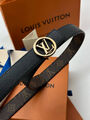 Женский ремень Louis Vuitton женский кожа черный 139040-2