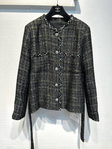 Пиджак Chanel женский графитовый 200117