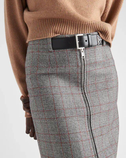 Юбка Prada женский графитовый 128736-2