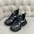 Кроссовки Louis Vuitton женский кожа черный 125181-3