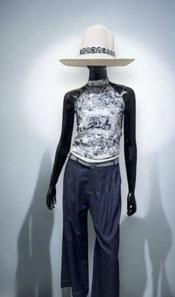 Топ Christian Dior женский черный 187532-2