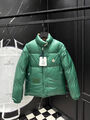 Мужской пуховик двухсторонний Moncler мужской болотный 200545-5