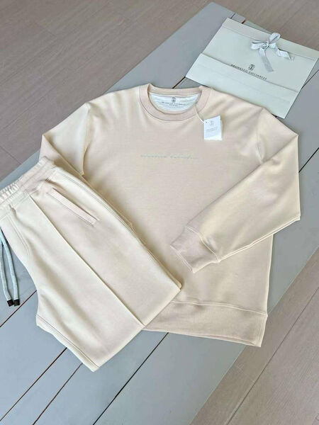 Мужской костюм Brunello Cucinelli мужской бежевый 160785-5